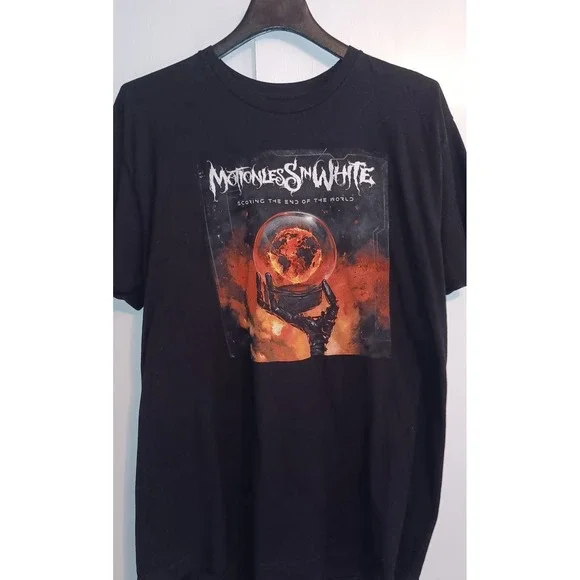 Motionless in White Shirt Mens Medium 2022 Tour Band Scoring End of the World XL - Picture 1 of 7